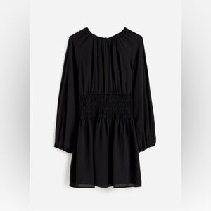 Madewell Bubble Sleeve Smocked Mini Dress